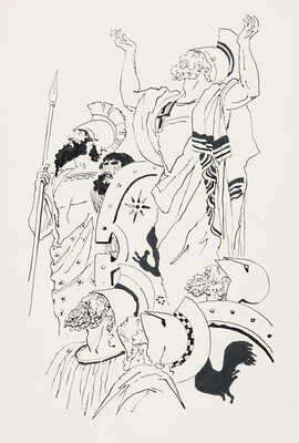 Власов Василий Адрианович. Лот из двух иллюстраций к кн.: Тудоровская Е. Троянская война и её герои. Приключения Одиссея. Л.: Детская литература (Ленинградское отделение), 1967